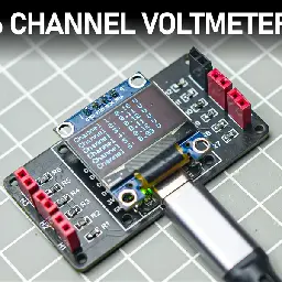 6 Channel Voltmeter